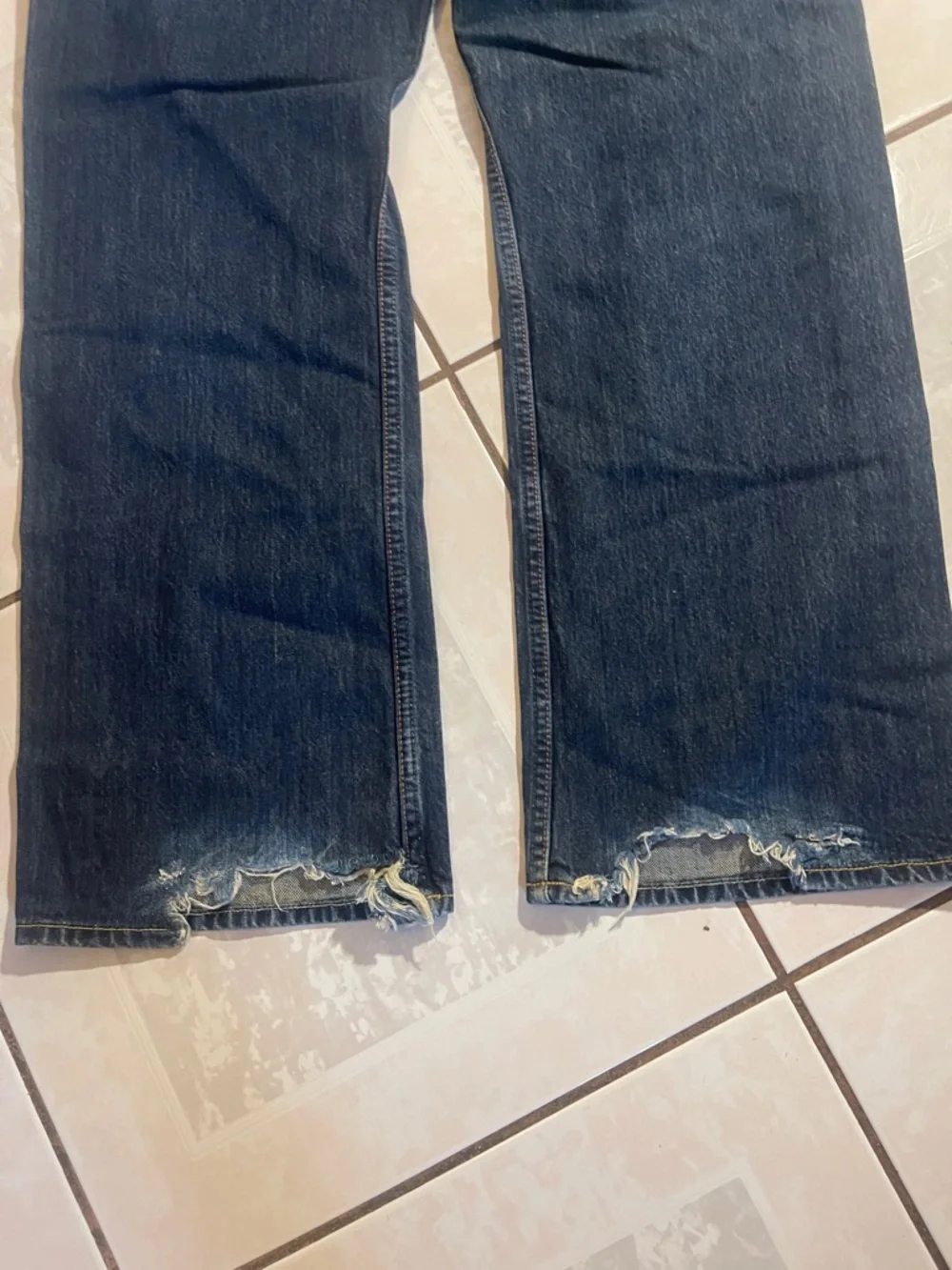 X2 Men’s Bootcut Jeans in Dark Blue Denim - Picture 4 of 4
